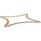 Ekena Millwork 23 38W x 23 38H x 14T Small Lilley Decorative Fretwork Wood Ceiling Panels, Cherry CELW23X23X0250LEYCH - alternate 7